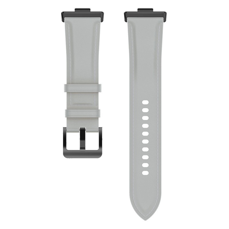 Ανταλλακτικό λουράκι Leather Watch Band Huawei Watch Fit 3 / 4 / 4 Pro Grey