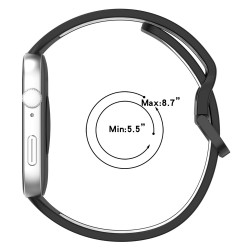 Ανταλλακτικό λουράκι Dual Color QuickFit Huawei Watch Fit 3 / 4 / 4 Pro Silicone Grey / Orange