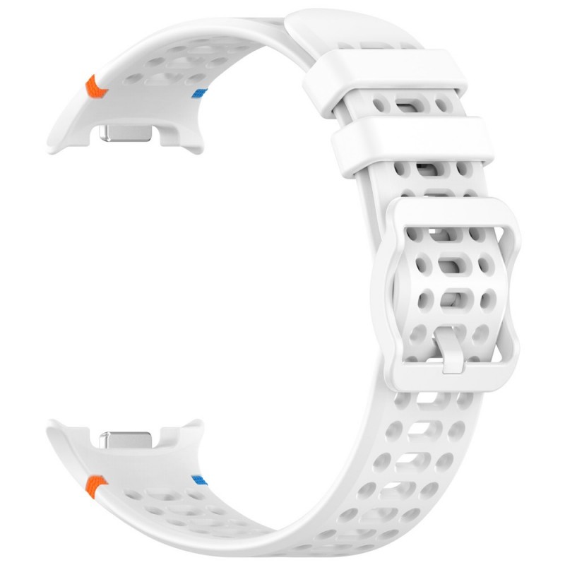 Ανταλλακτικό λουράκι Breathable Silicone Strap για Samsung Galaxy Watch 8 / Classic White