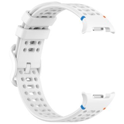 Ανταλλακτικό λουράκι Breathable Silicone Strap για Samsung Galaxy Watch 8 / Classic White