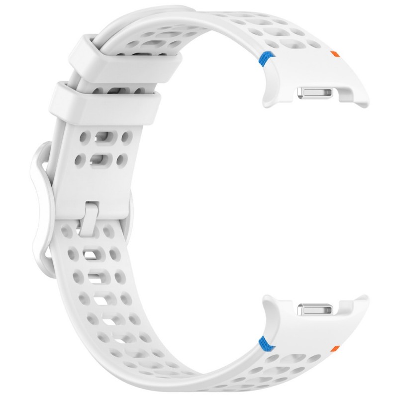 Ανταλλακτικό λουράκι Breathable Silicone Strap για Samsung Galaxy Watch 8 / Classic White