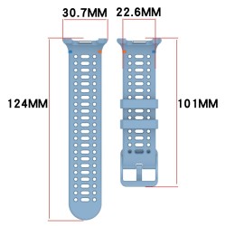Ανταλλακτικό λουράκι Breathable Silicone Strap για Samsung Galaxy Watch 8 / Classic Grey