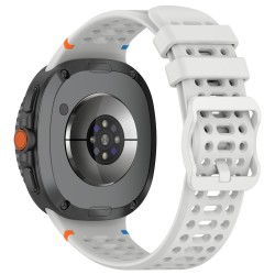 Ανταλλακτικό λουράκι Breathable Silicone Strap για Samsung Galaxy Watch 8 / Classic Grey