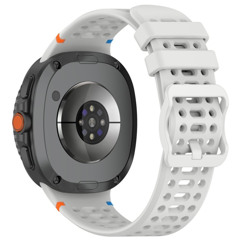 Ανταλλακτικό λουράκι Breathable Silicone Strap για Samsung Galaxy Watch 8 / Classic Grey