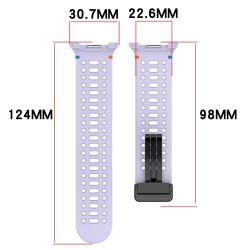 Ανταλλακτικό λουράκι Breathable Silicone Magnetic Strap για Samsung Galaxy Watch 8 / Classic Beige