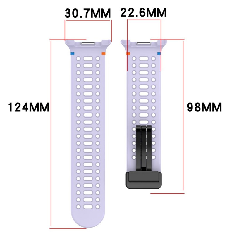 Ανταλλακτικό λουράκι Breathable Silicone Magnetic Strap για Samsung Galaxy Watch 8 / Classic Beige