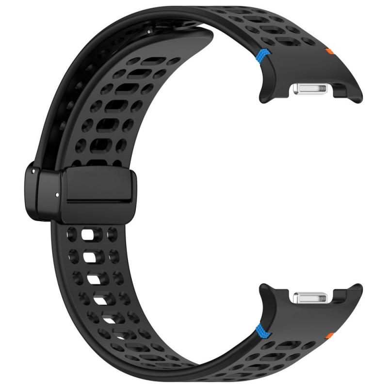 Ανταλλακτικό λουράκι Breathable Silicone Magnetic Strap για Samsung Galaxy Watch 8 / Classic Black