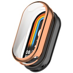 Θήκη Electroplated TPU Full Screen Cover Xiaomi Band 10 / 10 NFC Rose Gold