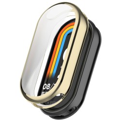 Θήκη Electroplated TPU Full Screen Cover Xiaomi Band 10 / 10 NFC Gold