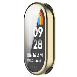 Θήκη Electroplated TPU Full Screen Cover Xiaomi Band 10 / 10 NFC Gold