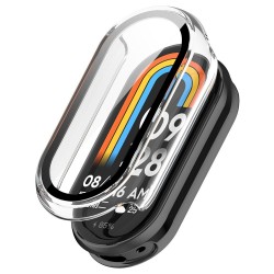Θήκη Electroplated PC Full Screen Cover Xiaomi Band 10 / 10 NFC Transparent