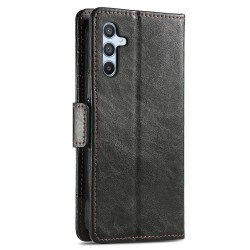 Θήκη Leather Cover Stand Card Holder Case Samsung Galaxy A56 SM-A566 / A36 SM-A366 5G Black