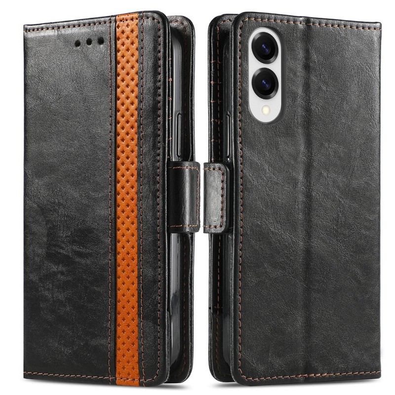 Θήκη Leather Card Holder Cover Stand Case Samsung Galaxy S25 Edge 5G S937 Black