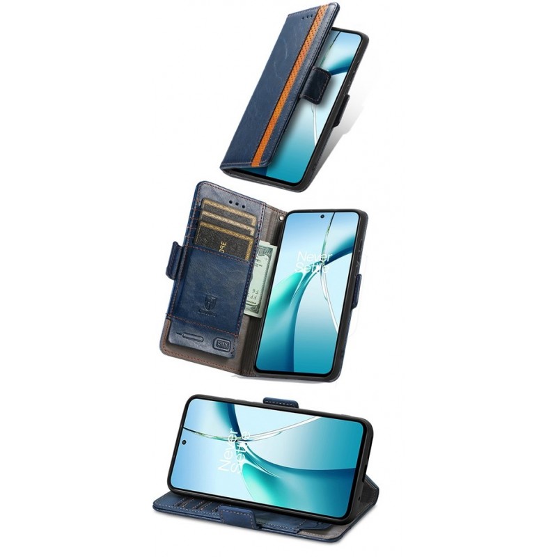 Θήκη Leather Cover Stand Card Holder Case Samsung Galaxy A56 SM-A566 / A36 SM-A366 5G Blue