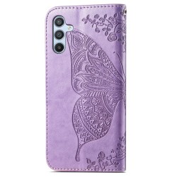 Θήκη Leather Butterfly Pattern Case Samsung Galaxy A56 SM-A566 / A36 SM-A366 5G Violet