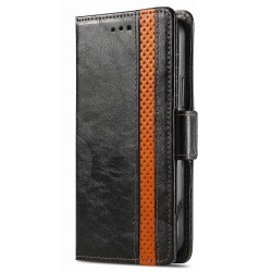 Θήκη Leather Card Holder Cover Stand Samsung Galaxy S24 Ultra 5G S928 Black