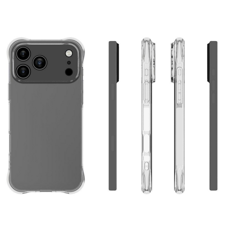 Θήκη TPU Case with Lens Protector iPhone 17 Pro Max (6.9") Transparent