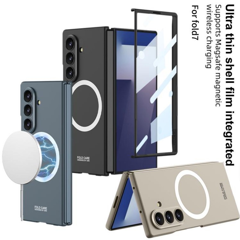 Θήκη Integrated Ultra Thin MagSafe Cover with Tempered Glass Samsung Galaxy Z Fold7 5G SM-F966 Black Θήκη Integrated Ultra Thin MagSafe Cover with Tempered Glass Samsung Galaxy Z Fold7 5G SM-F966 Black