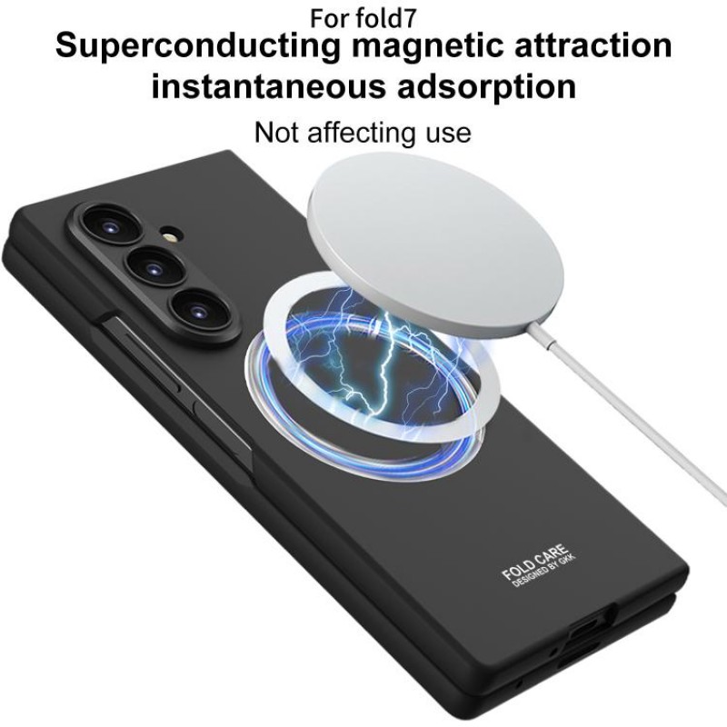 Θήκη Integrated Ultra Thin MagSafe Cover with Tempered Glass Samsung Galaxy Z Fold7 5G SM-F966 Black Θήκη Integrated Ultra Thin MagSafe Cover with Tempered Glass Samsung Galaxy Z Fold7 5G SM-F966 Black