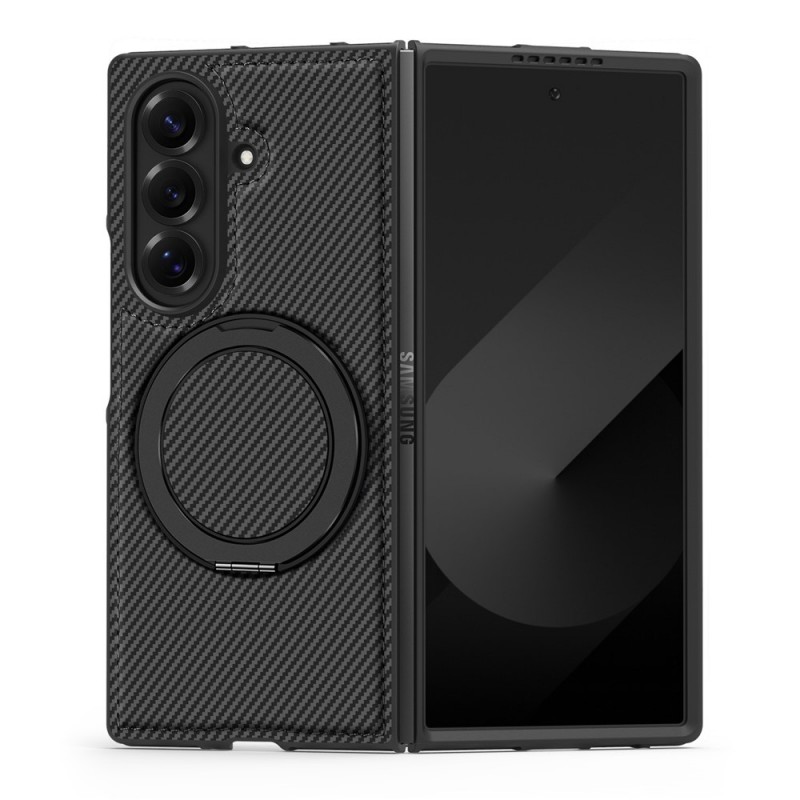 Θήκη Carbon Fiber Magsafe Magnetic Bracket Cover Samsung Galaxy Z Fold7 5G SM-F966 Black