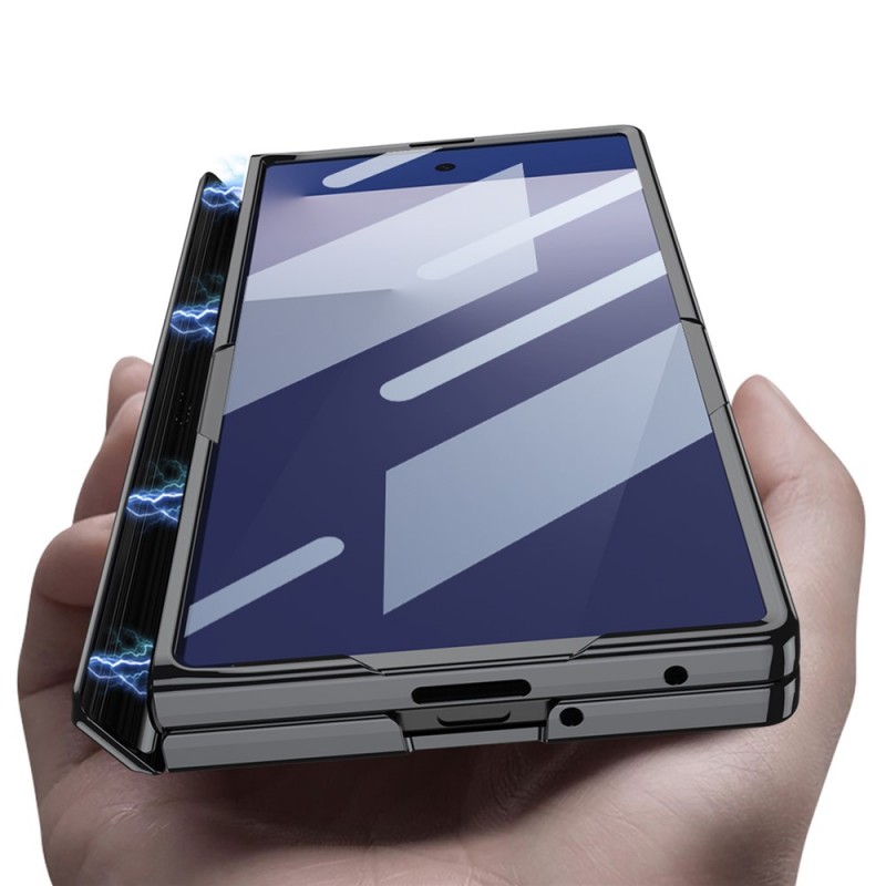 Θήκη PC Hinge Kickstand with Tempered Glass Samsung Galaxy Z Fold7 5G SM-F966 Black Θήκη PC Hinge Kickstand with Tempered Glass Samsung Galaxy Z Fold7 5G SM-F966 Black