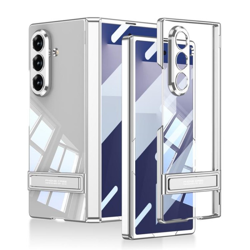 Θήκη Triumph Phantom Magnetic Cover with Holder Samsung Galaxy Z Fold7 5G SM-F966 Silver