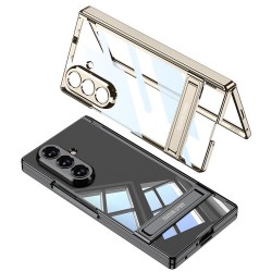 Θήκη Triumph Phantom Magnetic Cover with Holder Samsung Galaxy Z Fold7 5G SM-F966 Silver