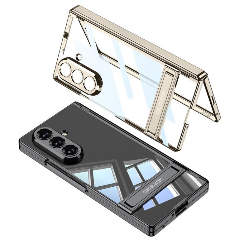 Θήκη Triumph Phantom Magnetic Cover with Holder Samsung Galaxy Z Fold7 5G SM-F966 Silver