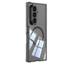 Θήκη Folding Airbag Magnetic Cover Samsung Galaxy Z Fold7 5G SM-F966 Transparent/Black