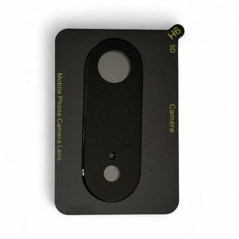 Black Silk Tempered Glass Προστατευτικό Φακών Κάμερας για iPhone Air (3D 9H)