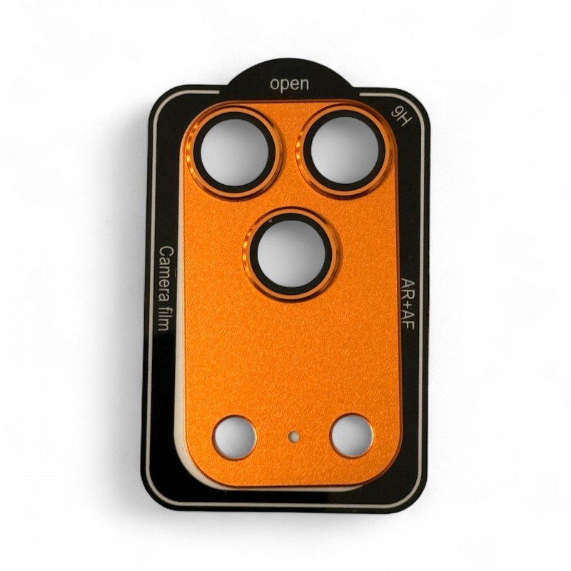 Frosted Metal Προστατευτικό Φακών Κάμερας για iPhone 17 Pro Max Orange