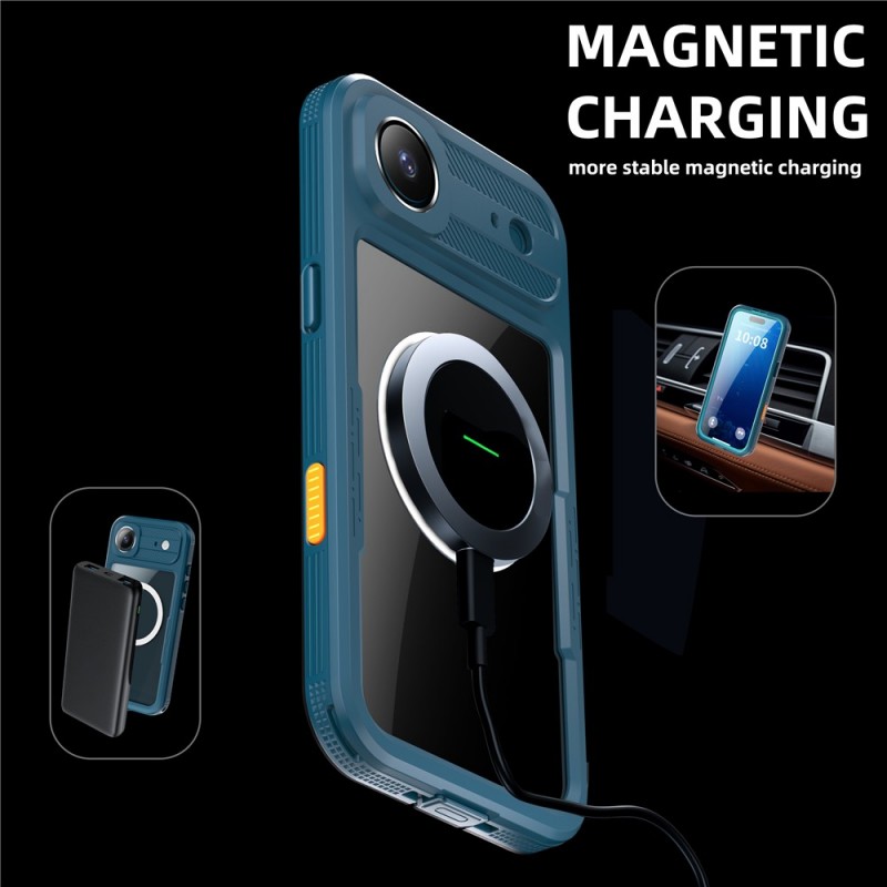 Αδιάβροχη θήκη Redpepper with MagSafe Apple iPhone Air (6.5") Shockproof/Waterproof Blue Αδιάβροχη θήκη Redpepper with MagSafe Apple iPhone Air (6.5") Shockproof/Waterproof Blue