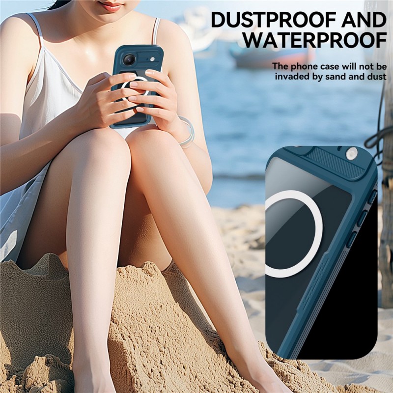 Αδιάβροχη θήκη Redpepper with MagSafe Apple iPhone Air (6.5") Shockproof/Waterproof Blue Αδιάβροχη θήκη Redpepper with MagSafe Apple iPhone Air (6.5") Shockproof/Waterproof Blue