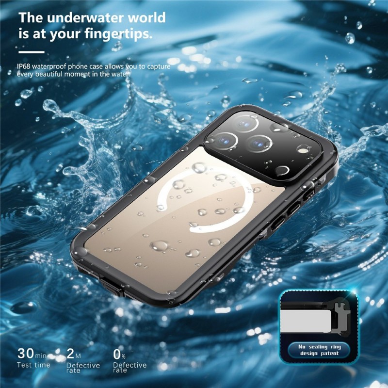 Αδιάβροχη θήκη Redpepper Dot with MagSafe Apple iPhone 17 Pro (6.3") Shockproof/Waterproof Black