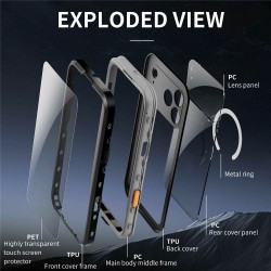 Αδιάβροχη θήκη Redpepper Dot with MagSafe Apple iPhone 17 Pro Max (6.9") Shockproof/Waterproof Black