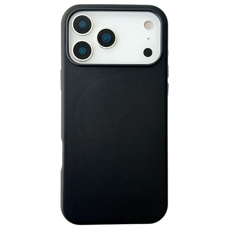Θήκη Leather Cover with Magsafe For iPhone 17 Pro Max (6.9") Black Θήκη Leather Cover with Magsafe For iPhone 17 Pro Max (6.9") Black