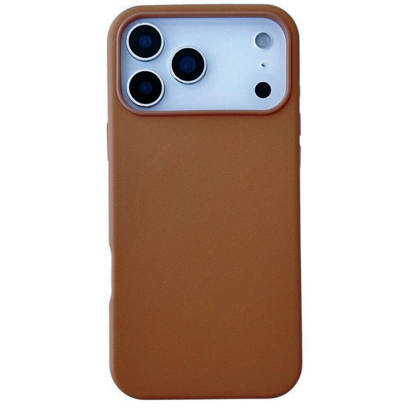 Θήκη Leather Cover with Magsafe For iPhone 17 Pro Max (6.9") Brown Θήκη Leather Cover with Magsafe For iPhone 17 Pro Max (6.9") Brown