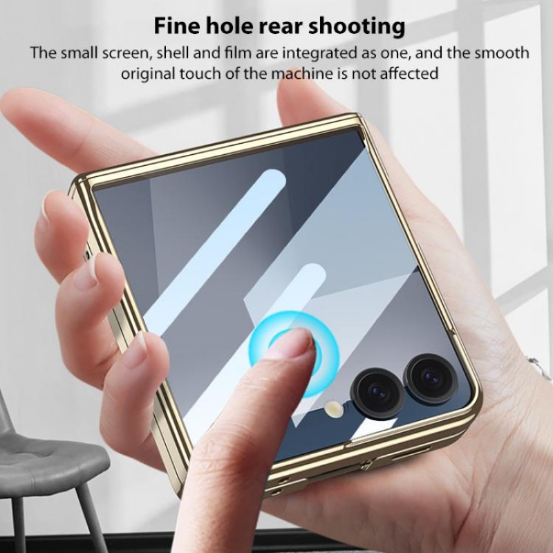 Θήκη Integrated Shockproof Magnetic Cover Samsung Galaxy Z Flip7 SM-F766 5G Blue