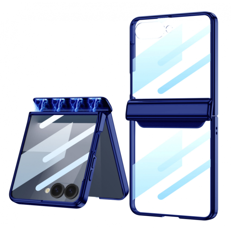 Θήκη Integrated Shockproof Magnetic Cover Samsung Galaxy Z Flip7 SM-F766 5G Blue