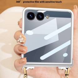 Θήκη PC Cover with Shoulder Strap Samsung Galaxy Z Flip7 SM-F766 5G Black Θήκη PC Cover with Shoulder Strap Samsung Galaxy Z Flip7 SM-F766 5G Black