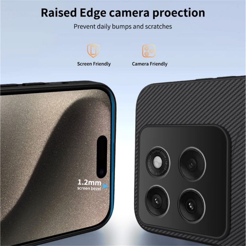 Θήκη Carbon Fiber Texture MagSafe Cover Motorola Edge 60 Fusion Black