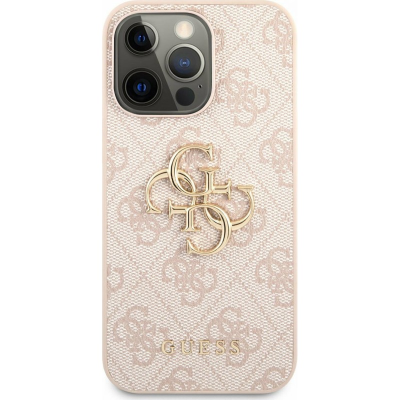 Θήκη Guess PU 4G Metal Logo Apple iPhone 13 Pro Max (6.7") Pink