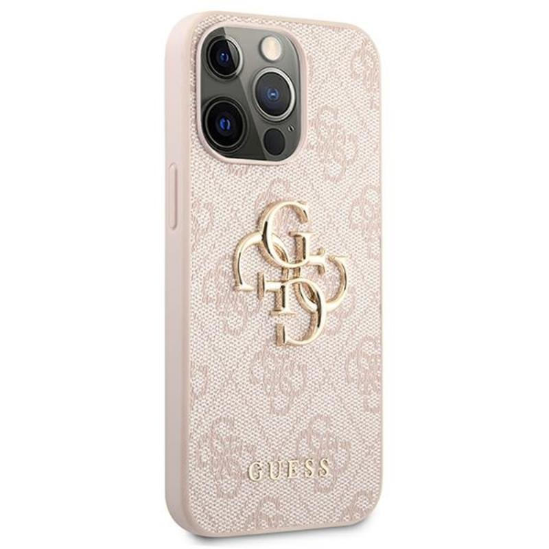 Θήκη Guess PU 4G Metal Logo Apple iPhone 13 Pro Max (6.7") Pink