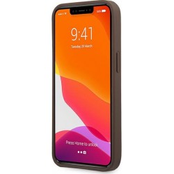 Θήκη Guess PU 4G Metal Logo Apple iPhone 13 Pro Max (6.7") Brown