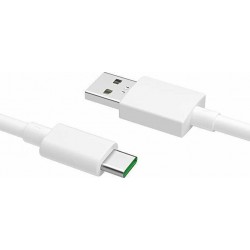 Καλώδιο Data Oppo DL129 USB to Τype-C White 65W 1m (Original Bulk) 