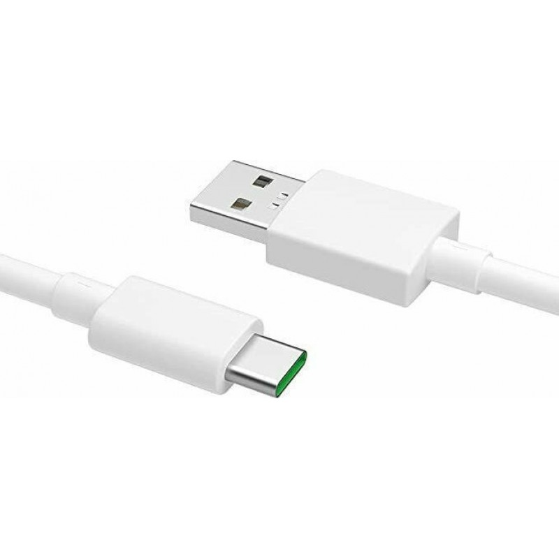 Καλώδιο Data Oppo DL129 USB to Τype-C White 65W 1m (Original Bulk) 