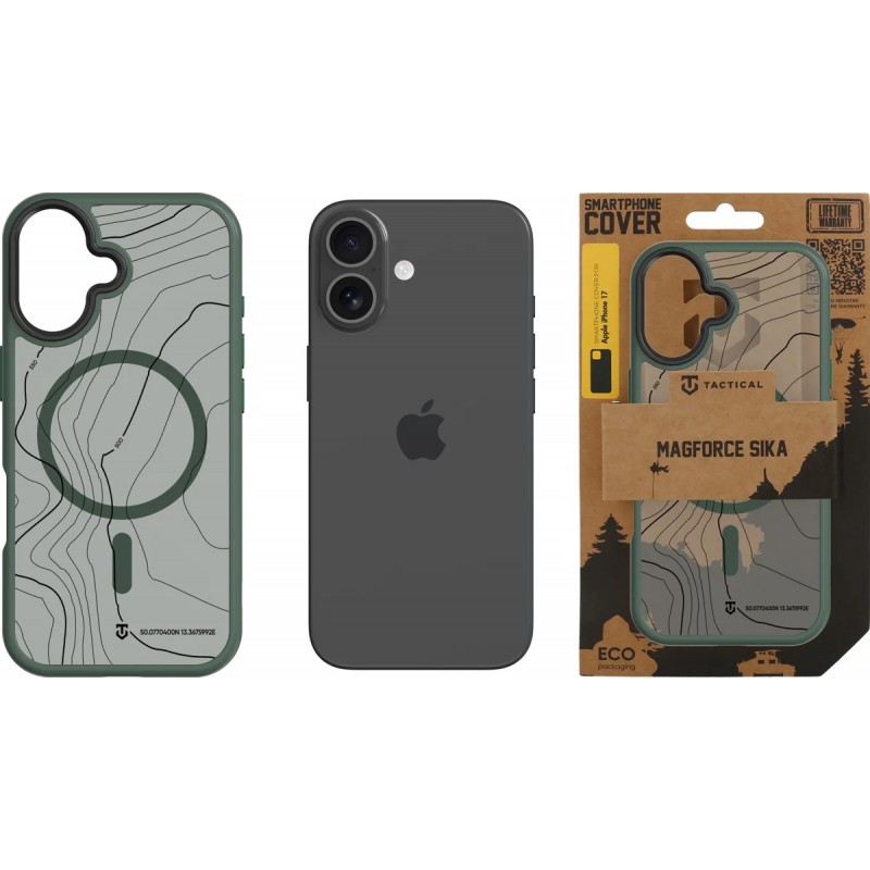 Θήκη Tactical MagForce Hyperstealth Sika Cover For iPhone 17 (6.3") Forest Green