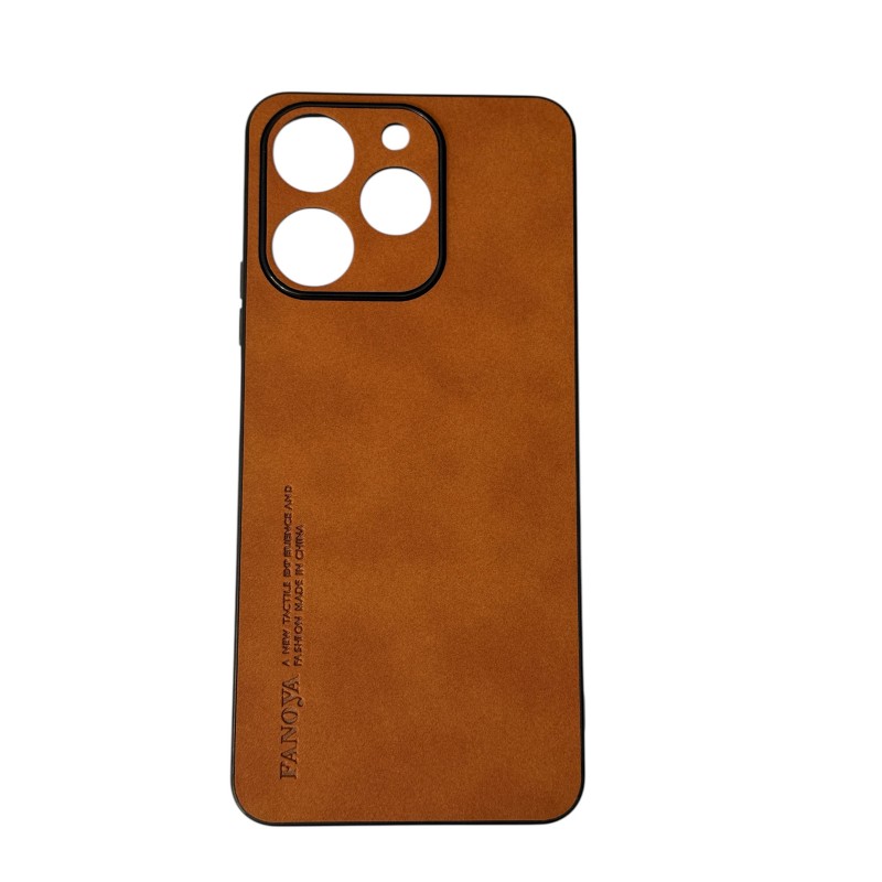 Θήκη Frosted Leather Cover Realme Note 70T / Narzo 80 Lite 4G / Realme C71 4G Camel