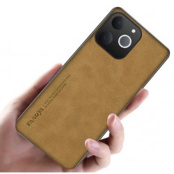 Θήκη Frosted Leather Cover Realme Note 70T / Narzo 80 Lite 4G / Realme C71 4G Camel