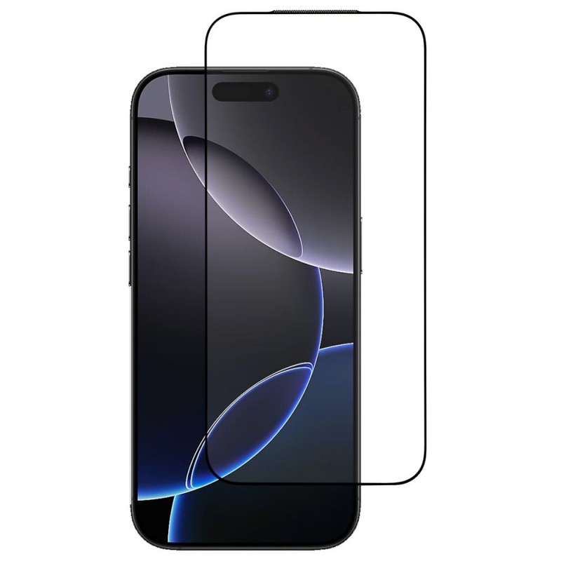 Γυαλί Προστασίας Full Face Silk Printing Glass Apple iPhone 17 Pro Max (6.9") Tempered Glass 9H AntiCrash / AntiShock / Anti-Dust Black Γυαλί Προστασίας Full Face Silk Printing Glass Apple iPhone 17 Pro Max (6.9") Tempered Glass 9H AntiCrash / AntiShock / Anti-Dust Black